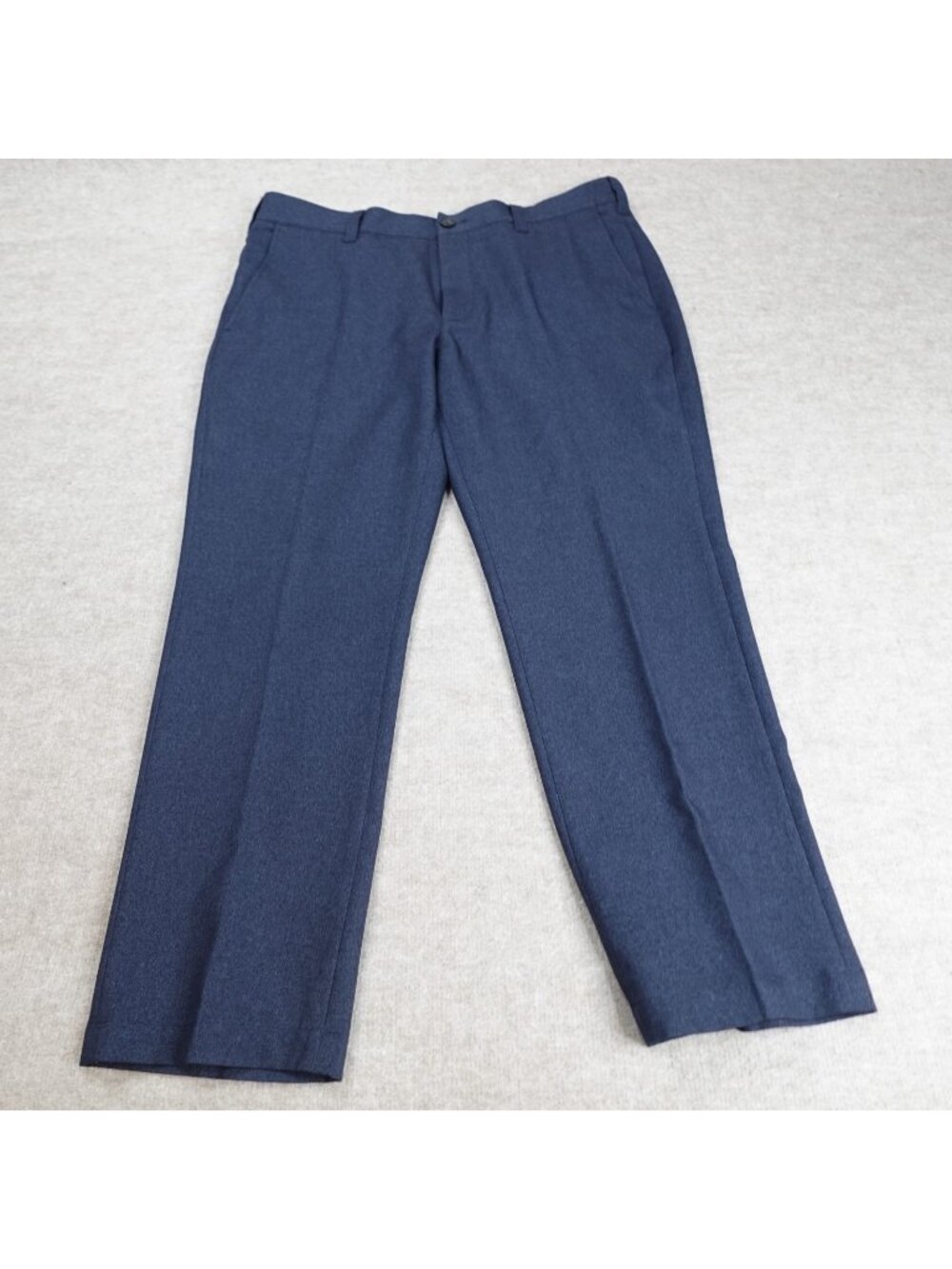 Bluffworks Mens Pants 34 x 27 Blue Solid Gramercy